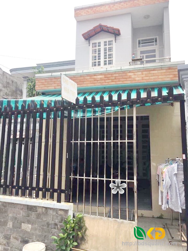 Bán nhà 1 lầu mặt tiền hẻm 4m 2144 đường Huỳnh Tấn Phát Nhà Bè.